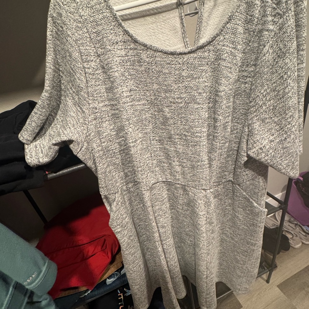 Torrid Gray Midi Dress - Picture 3 of 3